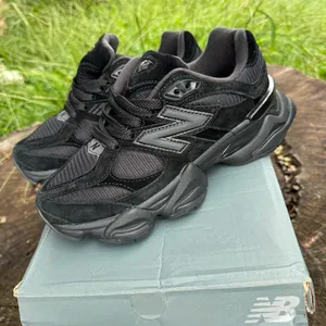 New Balance 9060 black sneakers #newbalance #trainers women size 4 thumbnail 1