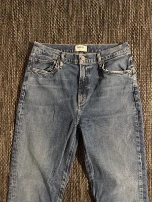 Agolde High Rise Vintage Straight Leg Jeans Medium Wash Size 29 thumbnail 3
