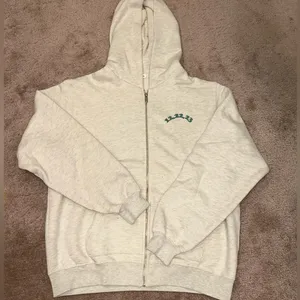 Madhappy Oatmeal Custom Meghan Trainor Full Zip Hoodie thumbnail 2
