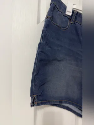 Terra & Sky Indigo Stretch Denim Shorts thumbnail 4
