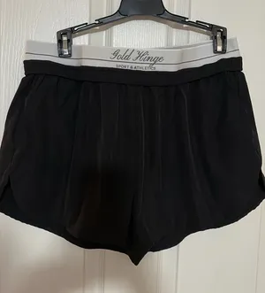 Gold Hinge Shorts Black Athletic thumbnail 3