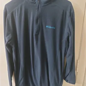 Columbia Blue Zip Front Jacket thumbnail 3