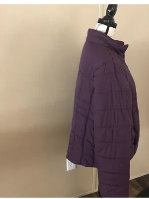 Athletic Works Women's Plum Quilted Puffer Jacket thumbnail 9