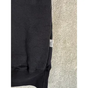 Good American "The Icon" Black Metallic Hoodie Heavy Cotton‎ Woman's 0/0 XS/S thumbnail 3