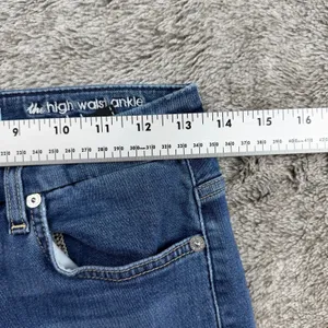 7 For All Mankind The High Waist Skinny Ankle Women's 27 thumbnail 4