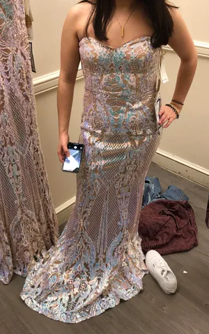 Macy's Prom Dress / Mermaid thumbnail 1