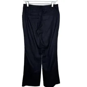 NWT Anthropologie Elevenses Black "Brighton" Flare Trousers, MSRP $118, Size 4 thumbnail 2