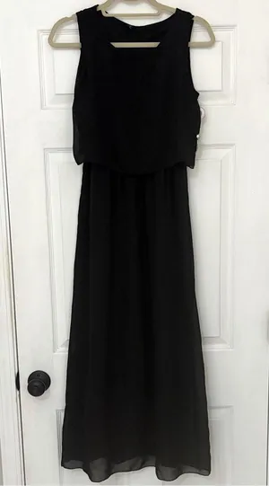 Zanzea Midi Sleeveless Black Dress thumbnail 1