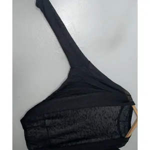 Sheer Lightweight Shrug Size Small Black Cardigan Dark Fairy Emo Indie Sleaze thumbnail 3