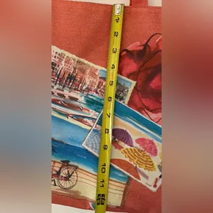 Lancôme Peach Beach Cosmetics Lightweight Tote Bag thumbnail 4
