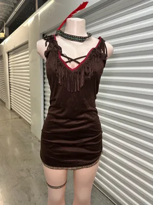 Native American costume Brown thumbnail 4