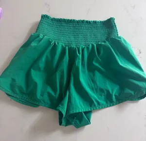OFFLINE by Aerie Green Shorts thumbnail 1