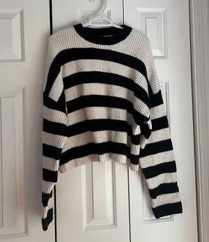 Bershka Striped Sweater thumbnail 1