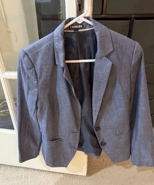 Express Blazer Navy Blue thumbnail 1