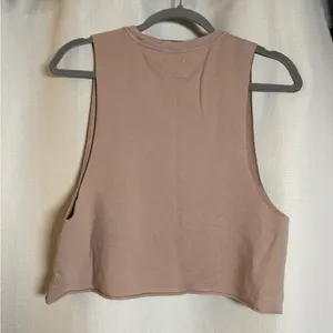Offline By Aerie Blush Dusty Rose Pink Cropped Muscle Tank Top XS. thumbnail 2