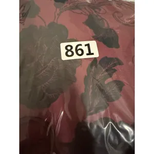 Forever 21 Burgundy Burnout velvet Flocked Floral V-Neck Draped Skort Romper M thumbnail 12