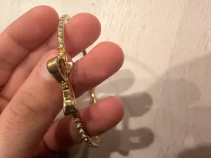 Kate Spade Bracelet Bangle Gold Bow thumbnail 2