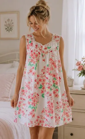VINTAGE JASMINE ROSE Floral Nightgown thumbnail 1