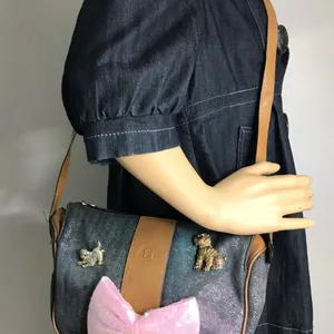 Fendi Vintage Bag Customized w/ Bow and Dog thumbnail 5