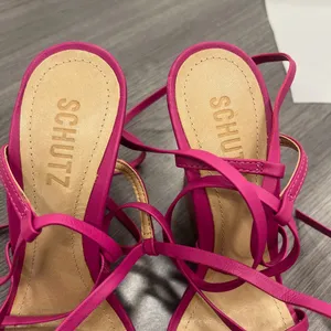 Schutz Deonne Casual Nappa Leather Sandal Size 7.5 thumbnail 4