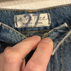 FREE PEOPLE We The Free Hallie Denim Mini Skirt in Midstone thumbnail 6
