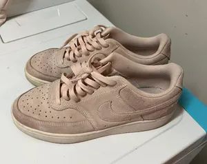 Nike Pastel Baby Pink Court Vision Sneakers thumbnail 4