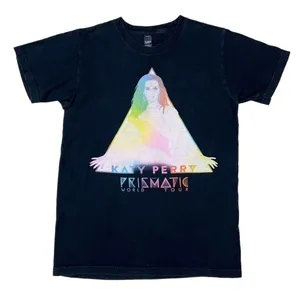 Katy Perry Prismatic World Tour 2014 - 2015 Black Concert Tee‎ Size Small thumbnail 1
