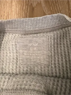Women’s Aerie Set. Dark Green Waffle Knit - Cozy Everyday thumbnail 5