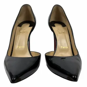 Christian Louboutin Iriza 100 Patent Leather d'Orsay Pump Black Size 39 thumbnail 5