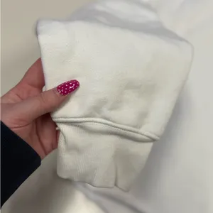 TNA Women's White Cropped Fleece Sweatshirt: Size Small thumbnail 7