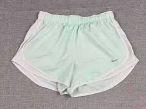 Nike Running Shorts Womens Medium Green 3 In Dri-FIT Lined Athletic thumbnail 1