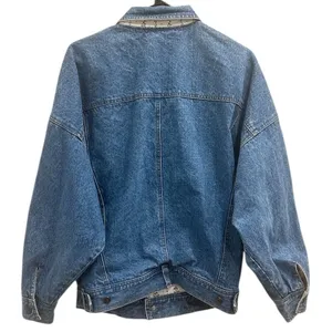 Vintage 80s Medium Blue Wash Oversized Denim Jacket Grunge Skater Streetwear Emo thumbnail 2