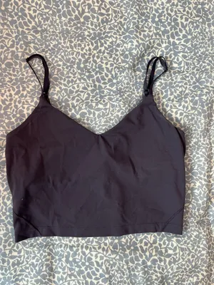 Lululemon workout tank bra lilac thumbnail 2