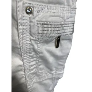White House Black Market Women's White Cargo Style Pants Size 6 thumbnail 2