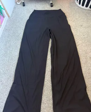 Wide leg trousers Black Size M thumbnail 1