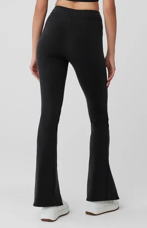 ALO Airbrush High Waist Flutter Legging in Black Sz. XS thumbnail 3