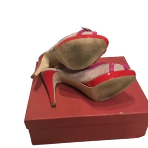 Sasha London Joyce Red Combo Shoes Pink Size 8.5 thumbnail 9