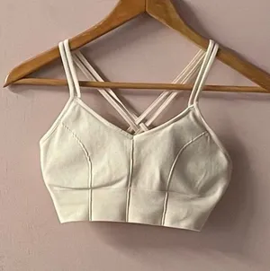 Forever 21 Nude Sports Bra Size S/M GUC thumbnail 1