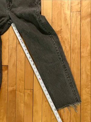Madewell Perfect Vintage Straight Jeans in Black Size 25 thumbnail 8