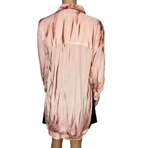 Pilcro Liquid Button Down shirt Coral size L thumbnail 12