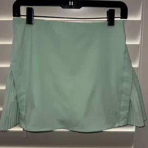 Lululemon Peek Pleat High-Rise Tennis Skirt Mint Moment Size 4 Green Pickleball thumbnail 5