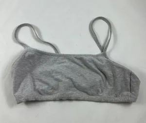 XS Grey Cotton Sports Bra thumbnail 1