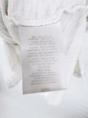 Anthropologie Julie Henley Top White Medium thumbnail 6