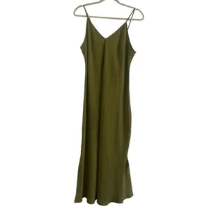 ✨A New Day Olive Green Cami Slip Sz Medium Dress✨ thumbnail 4