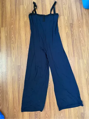 NWT Summersalt 24 Hour Jumpsuit Navy Lightweight Minimalist XL. thumbnail 9