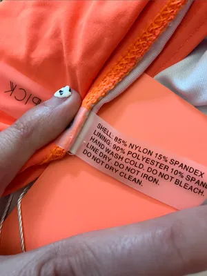 Holipick Neon Orange One Shoulder Adjustable One Piece Swimsuit XL NWT thumbnail 5