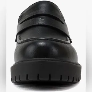 NEW Soda “HENDER” Round Toe Low Heel Lug Sole Platform Penny Loafer Shoe 10 thumbnail 3