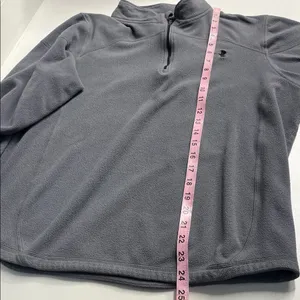 Imperfect 2011 Under Armour fleece medium large half zip lightweight fleece grey thumbnail 8