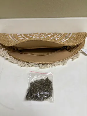 Bohemian shell clutch Brown thumbnail 7