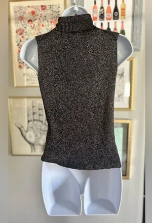 Sparkling Grey/Black Petite Sophisticate Tank thumbnail 3